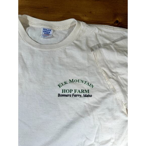 1995 Vintage Budweiser Idaho Elk Mountain Farm Single Stitch Vtg XL Tee Shirt - Picture 1 of 8